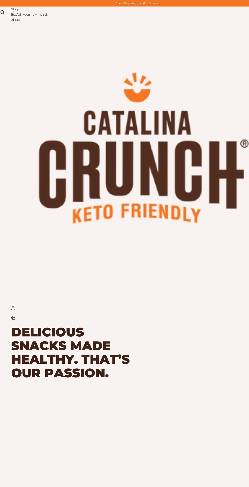 us.catalinacrunch.com shopify website screenshot