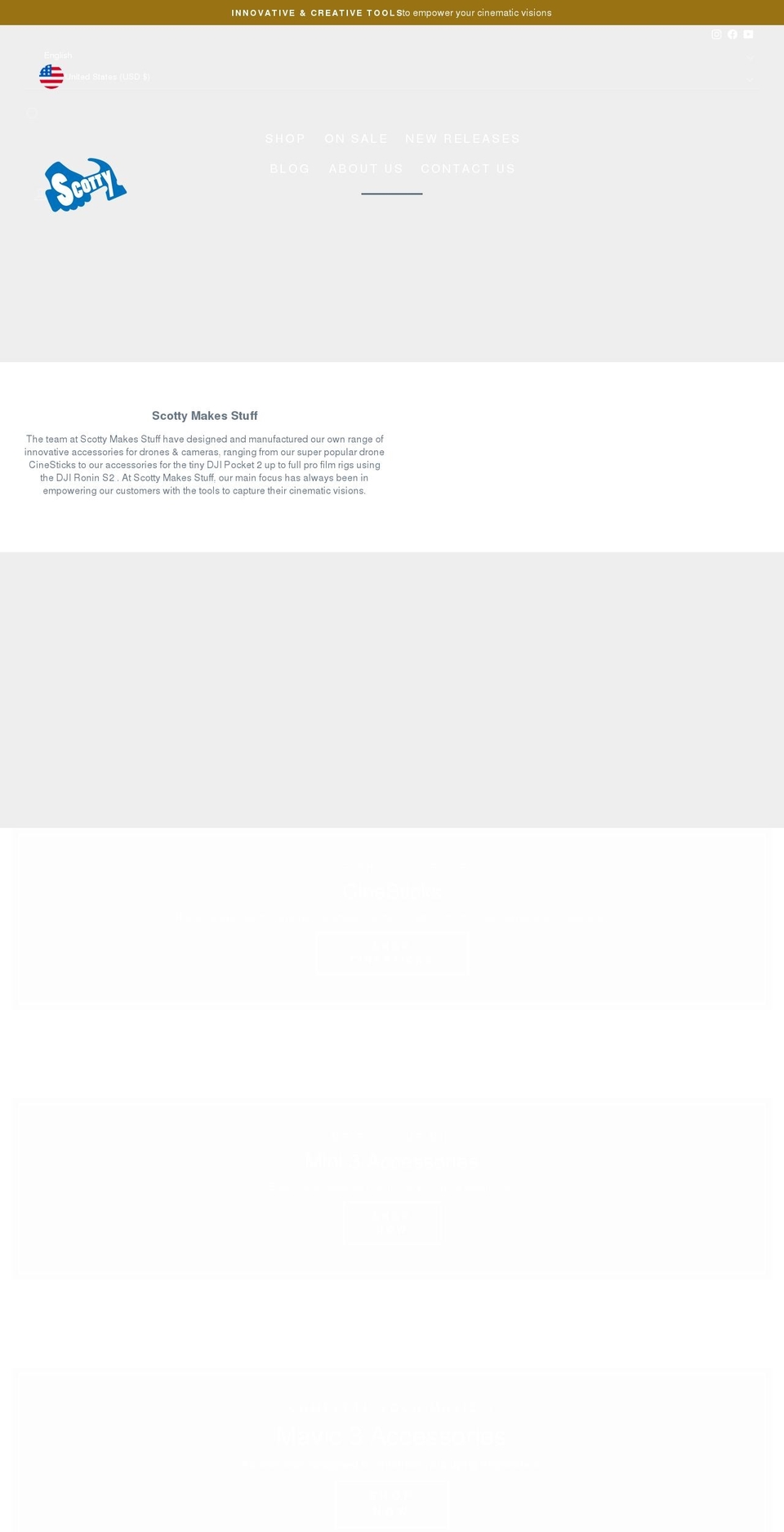 us.scottymakesstuff.com shopify website screenshot