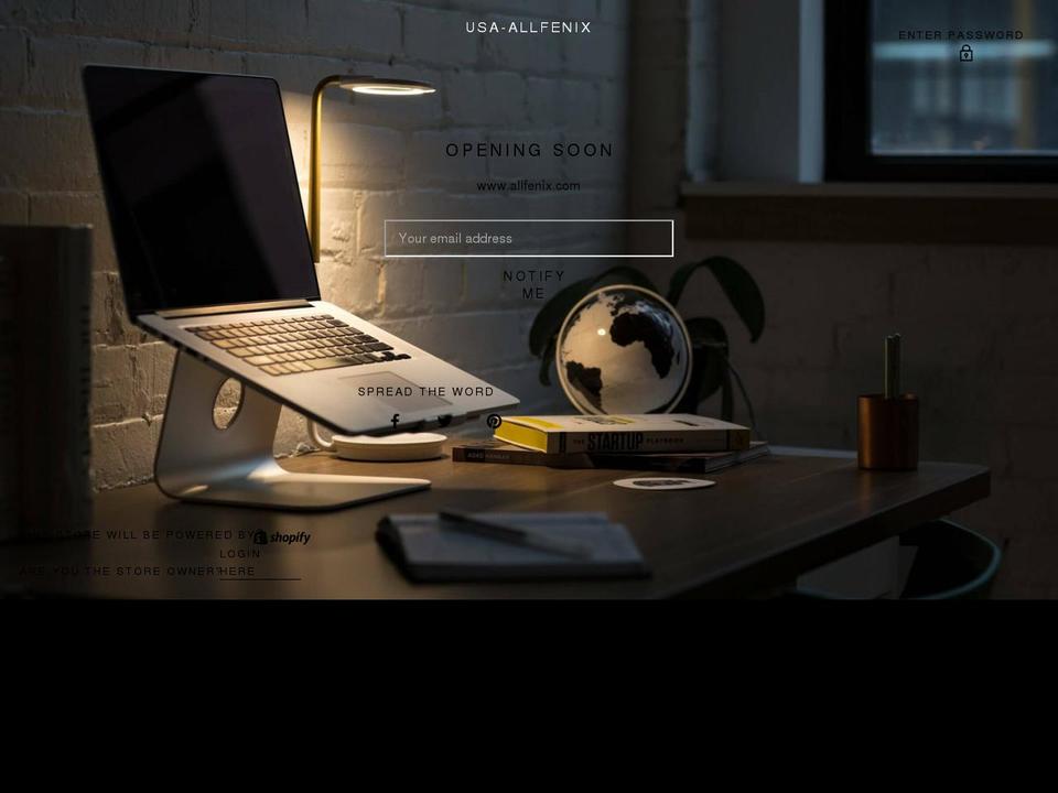 usa-allfenix.com — Shopify storefront screenshot