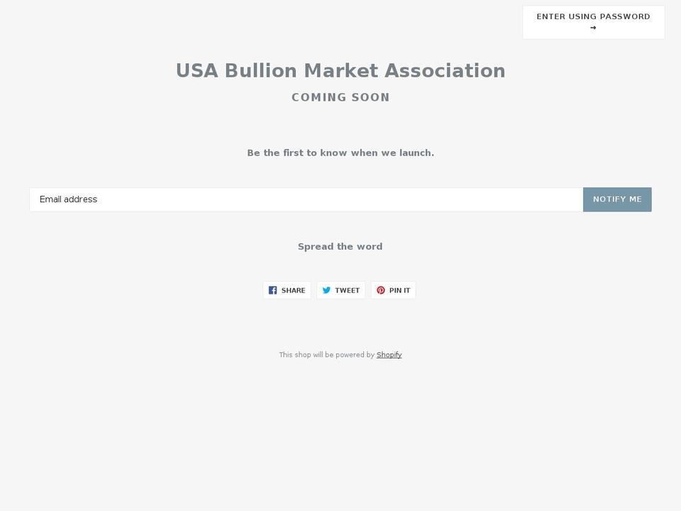 usabma.com shopify website screenshot