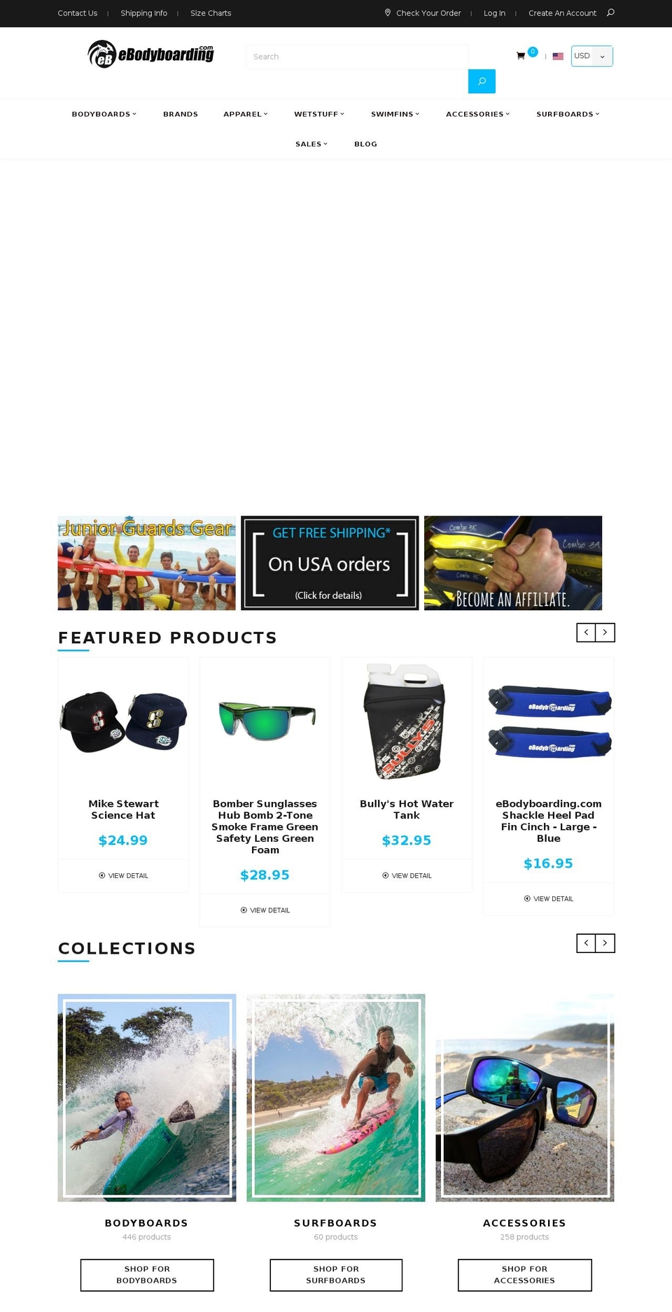 deshop1 Shopify theme site example usabodyboards.com