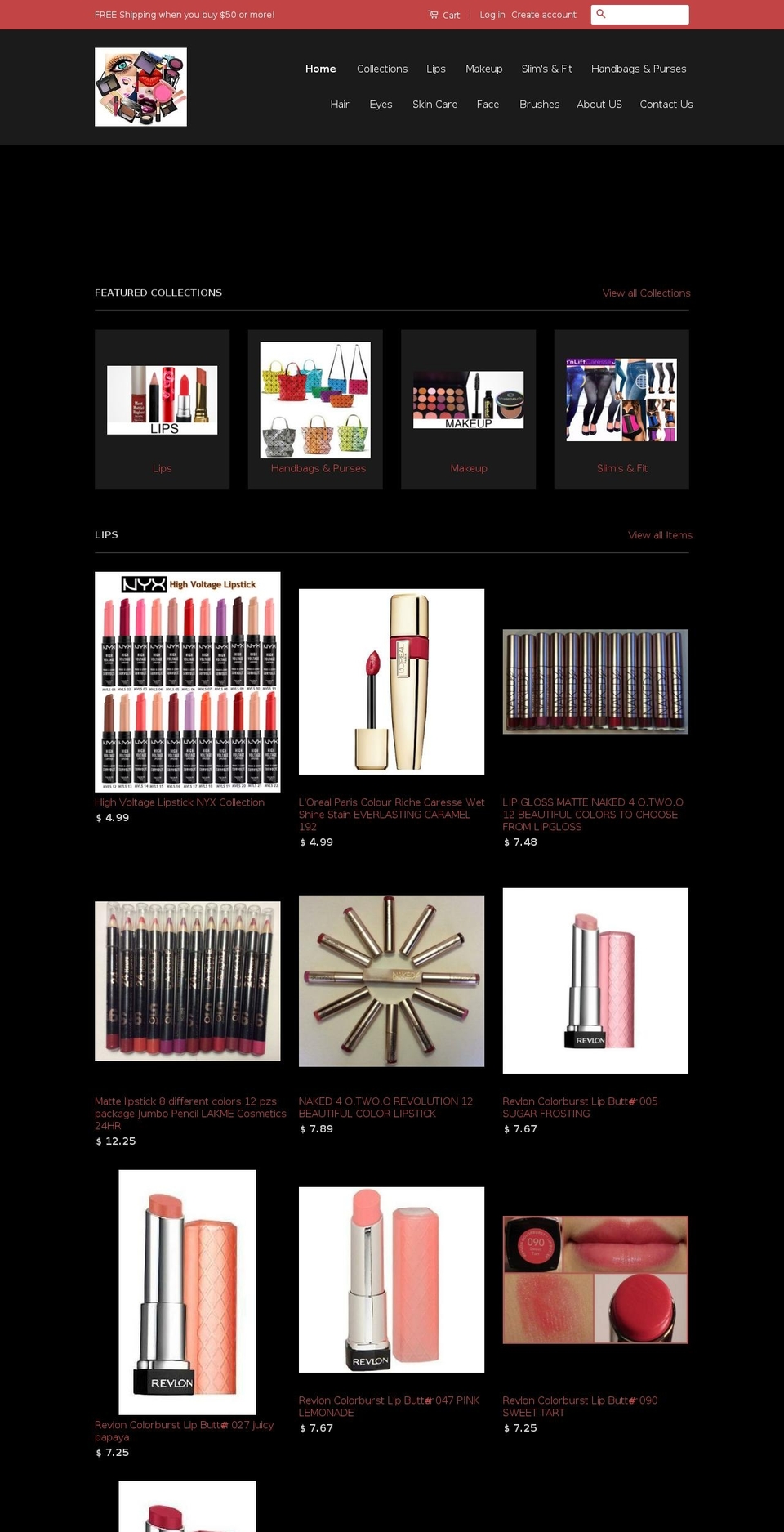 usacoloroutlet.com — Shopify storefront screenshot