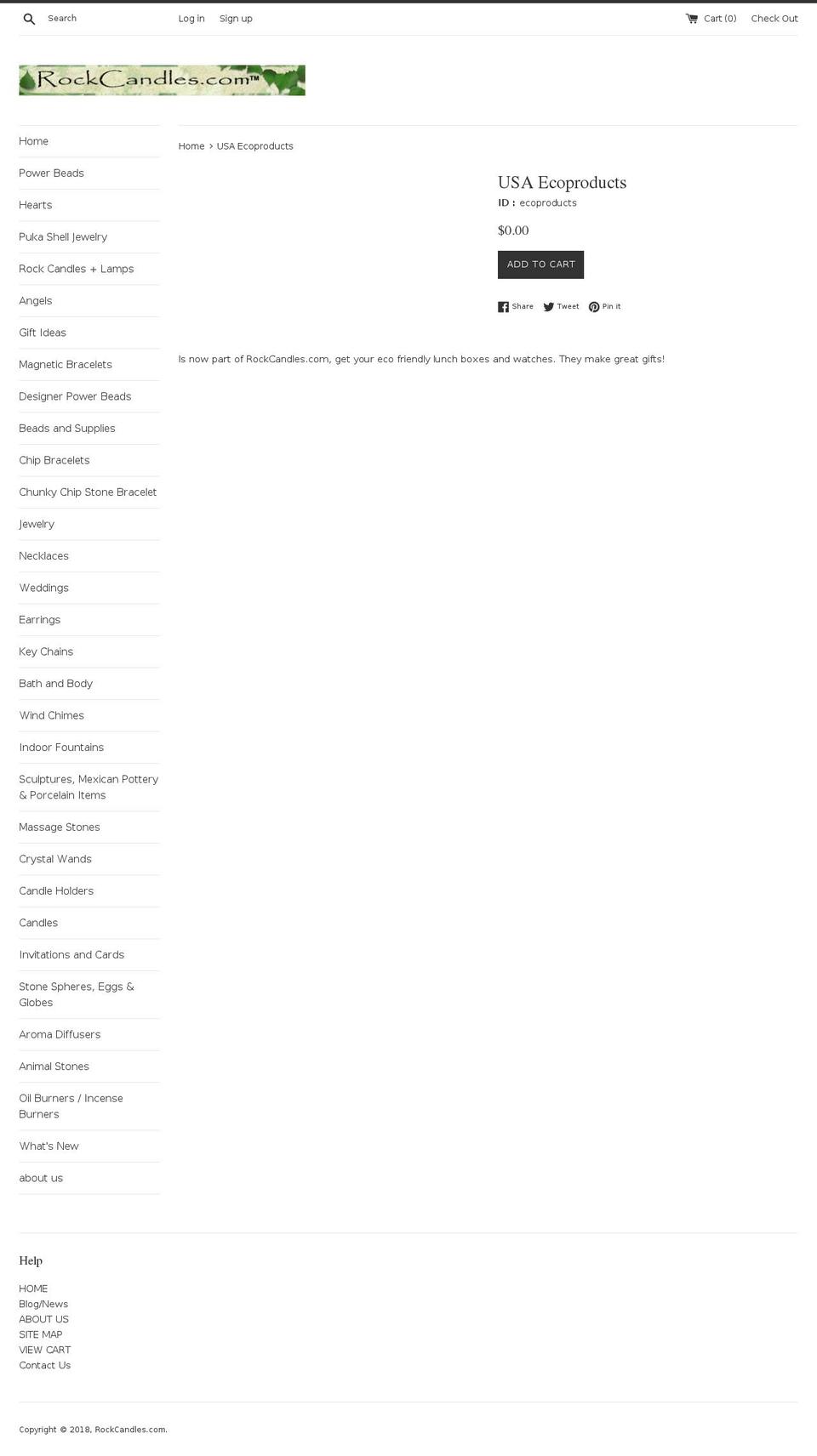 usaecoproducts.net shopify website screenshot