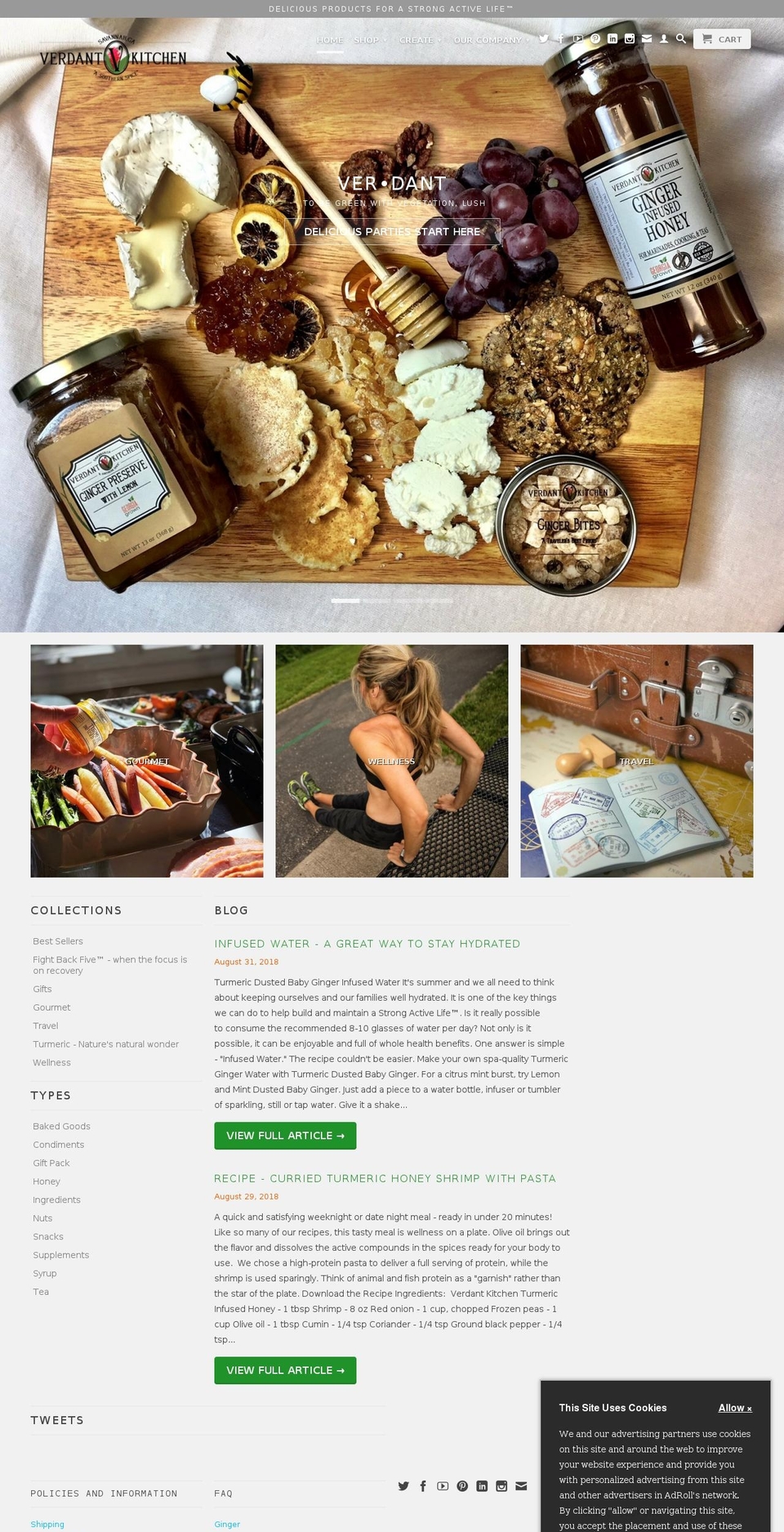 usaginger.com — Shopify storefront screenshot