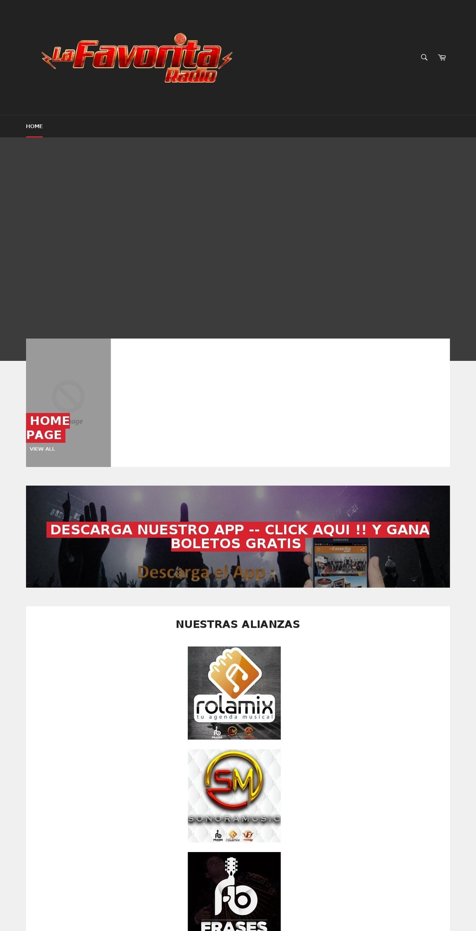 usalafavorita.com — Shopify storefront screenshot