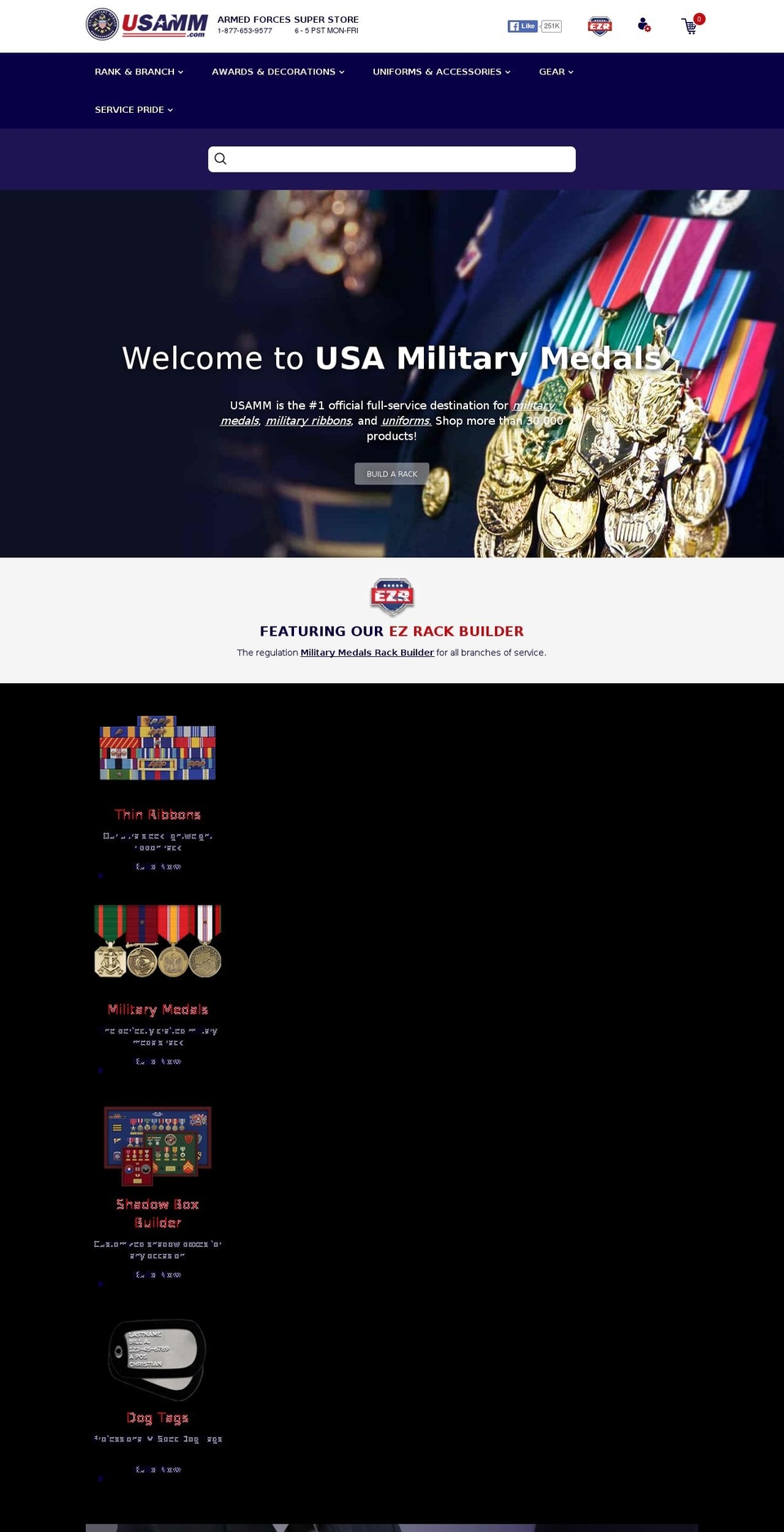 usamm.com shopify website screenshot