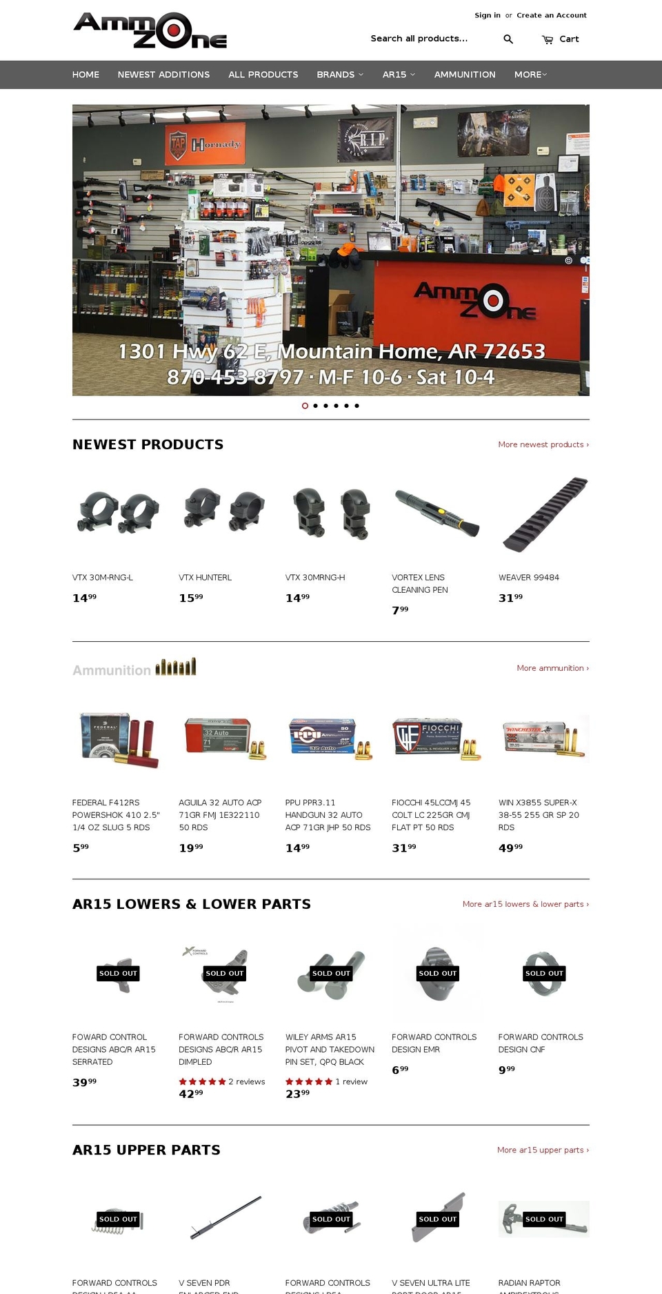 usammozone.com — Shopify storefront screenshot