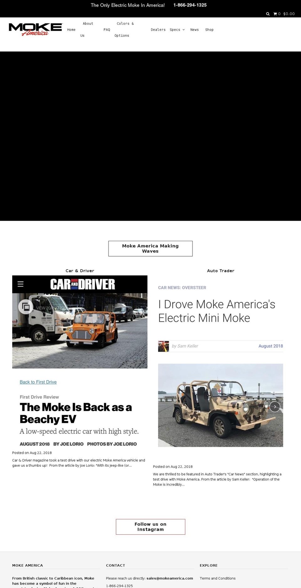 usamoke.com — Shopify storefront screenshot