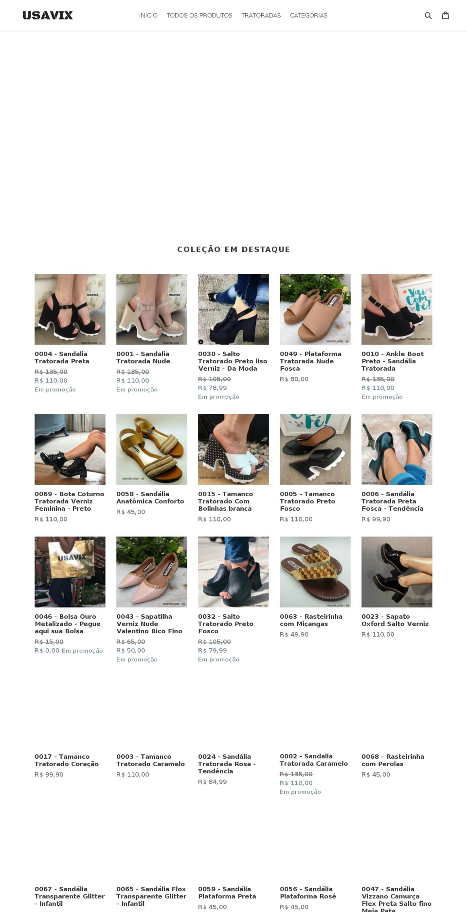 usavix.com — Shopify storefront screenshot