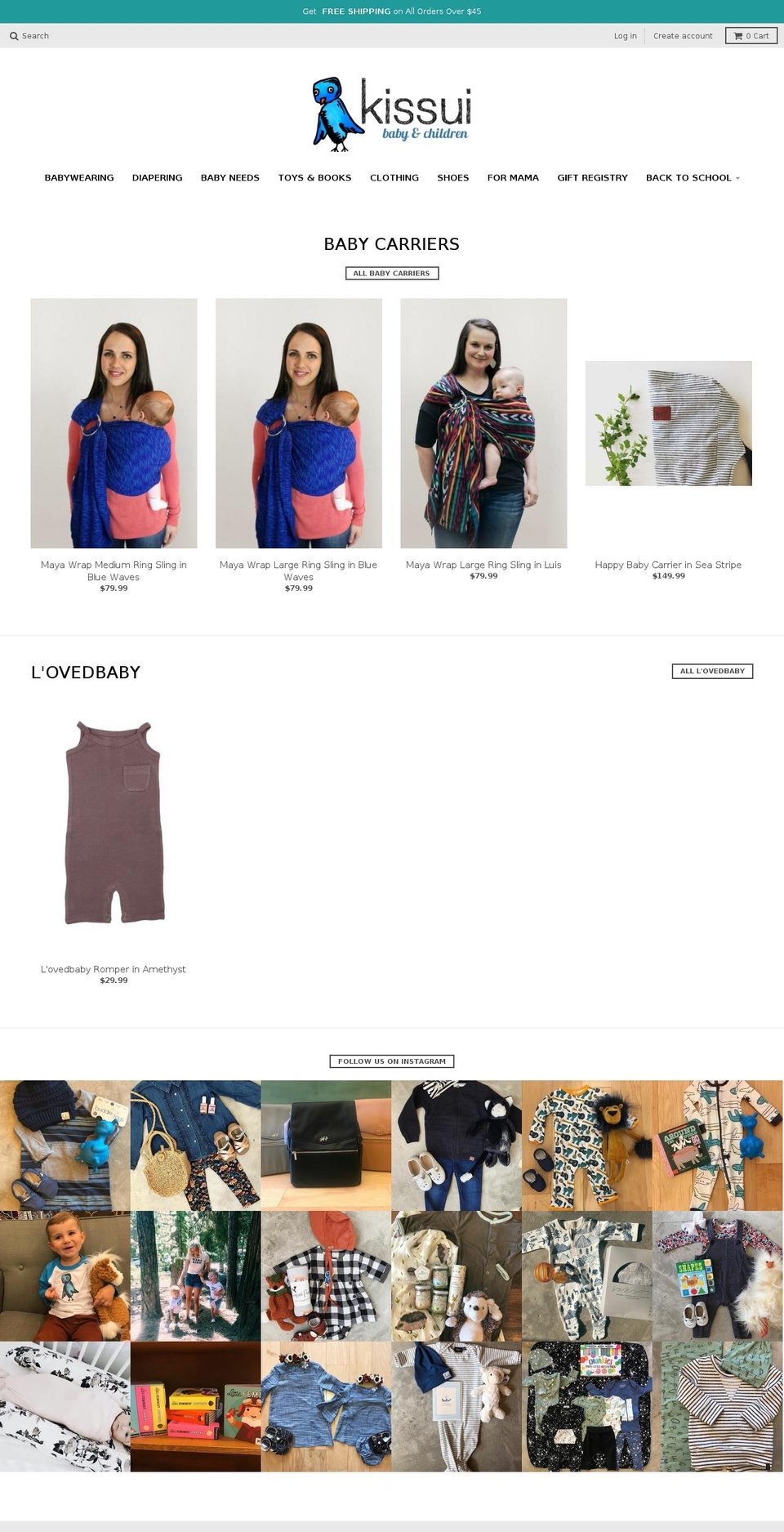 usbabyshower.com shopify website screenshot