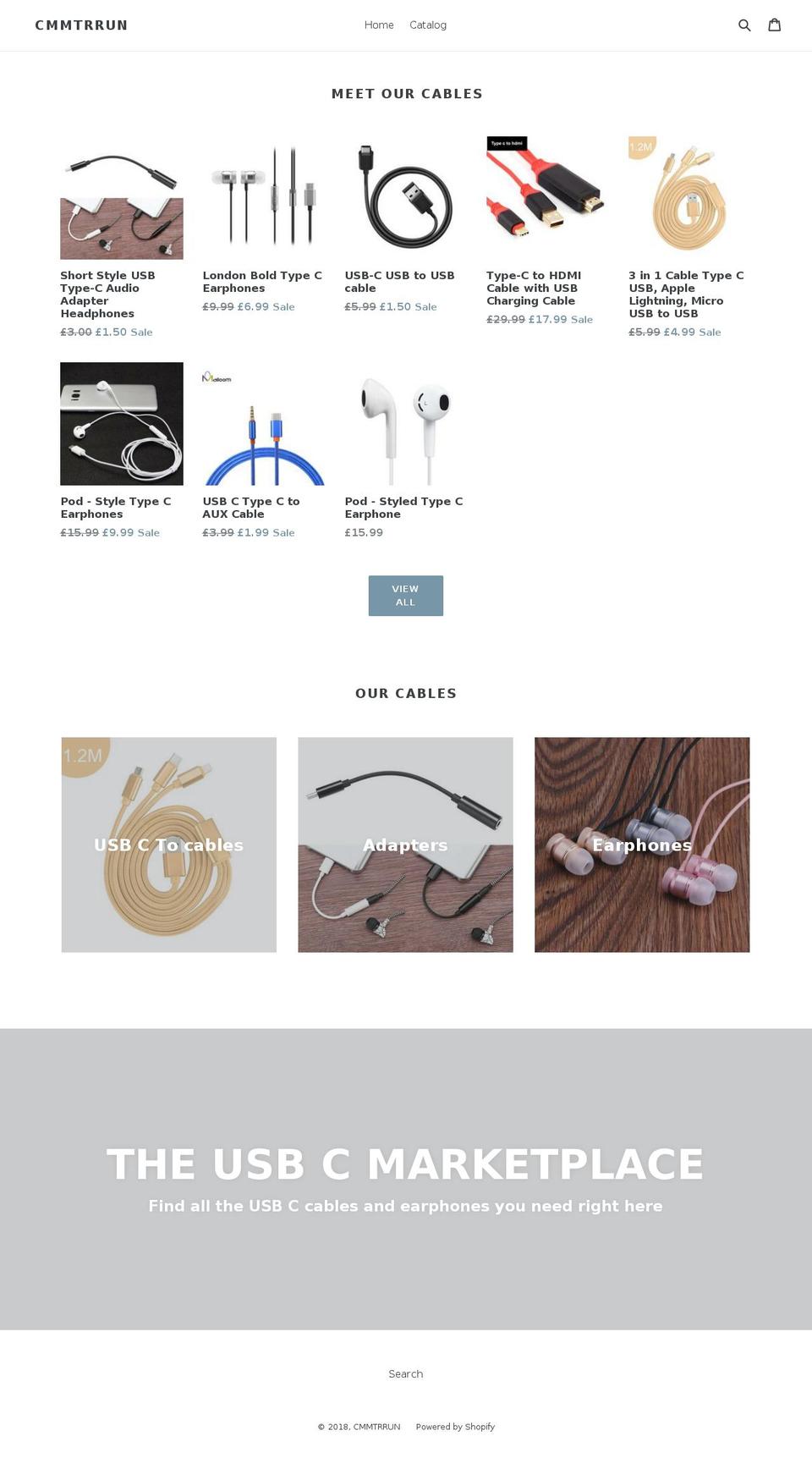usbcmarket.com — Shopify storefront screenshot