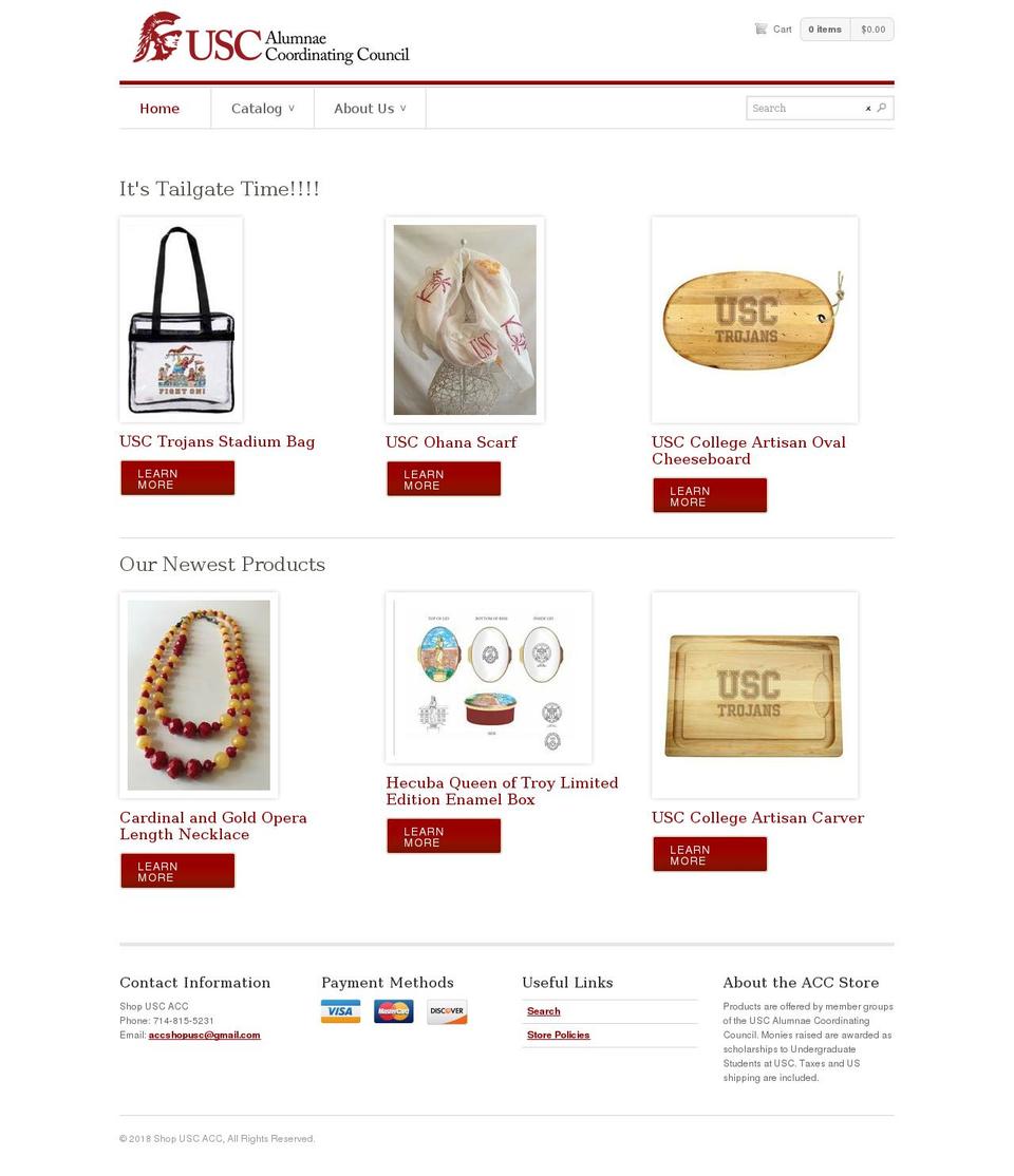 Cogify Shopify theme site example uscacc.com