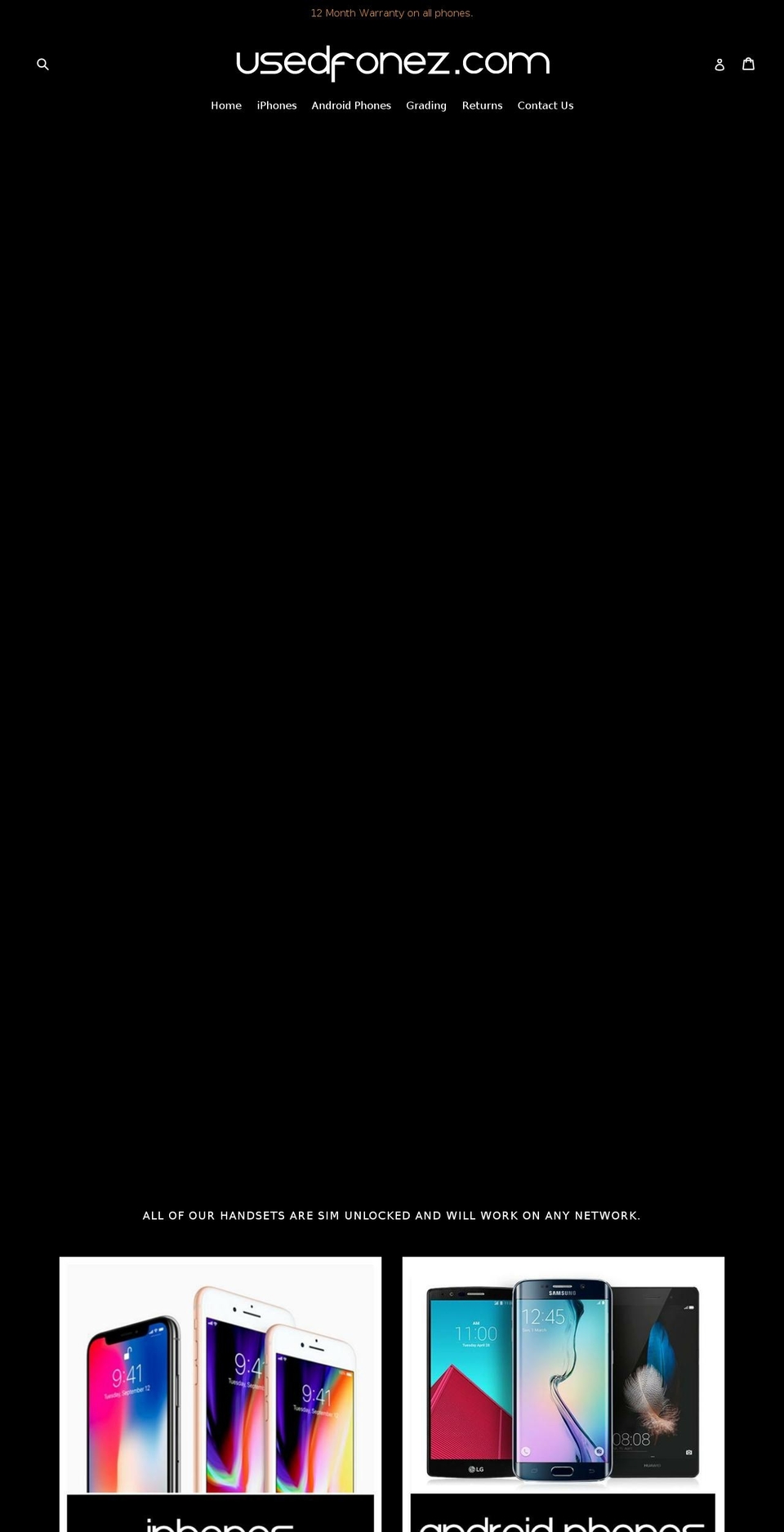usedfonez.com — Shopify storefront screenshot