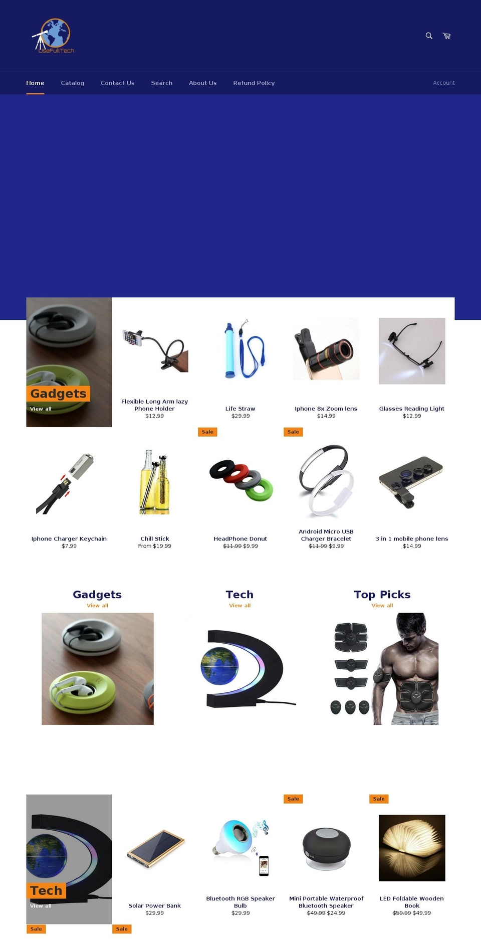 usefulltech.com — Shopify storefront screenshot
