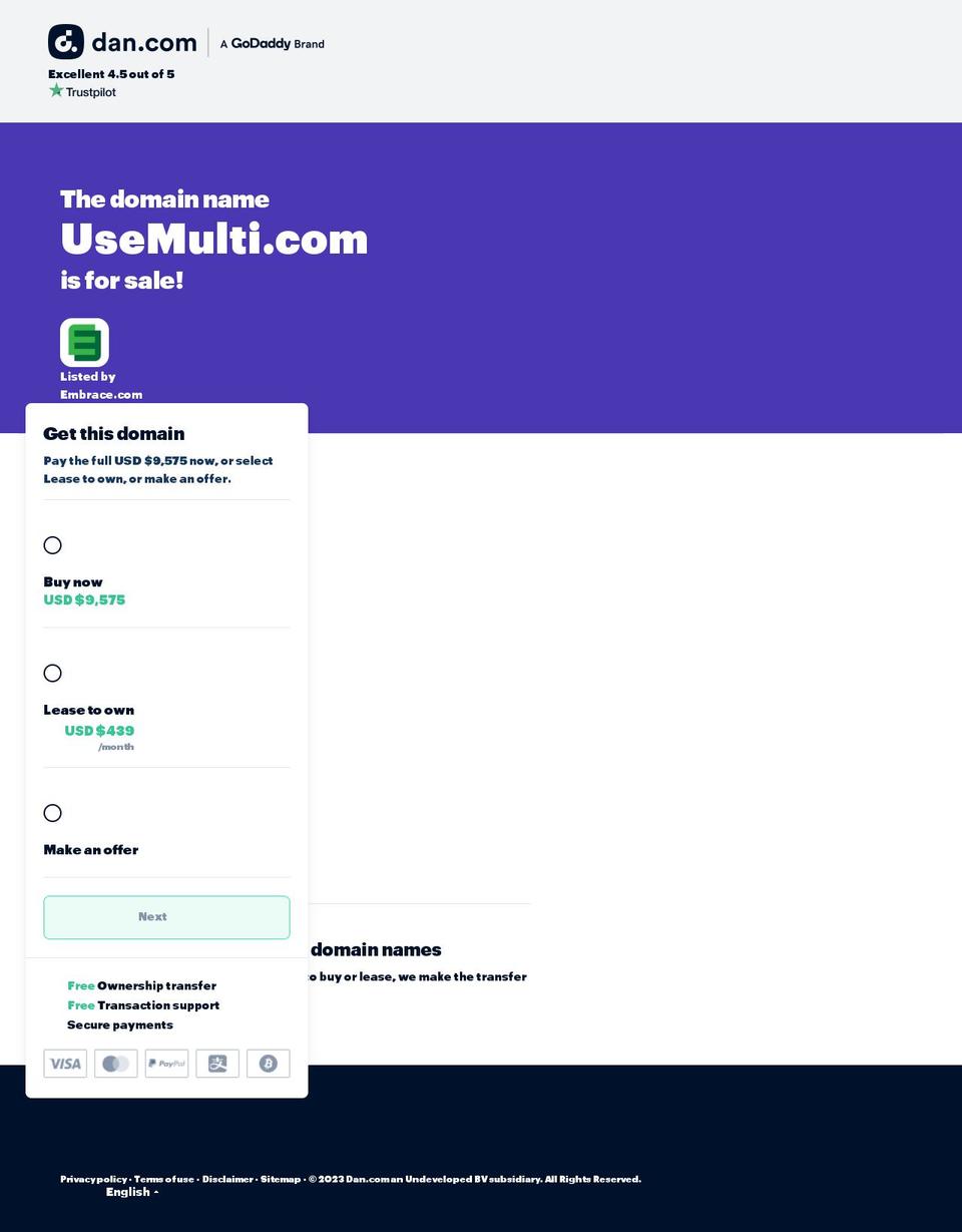 usemulti.com shopify website screenshot