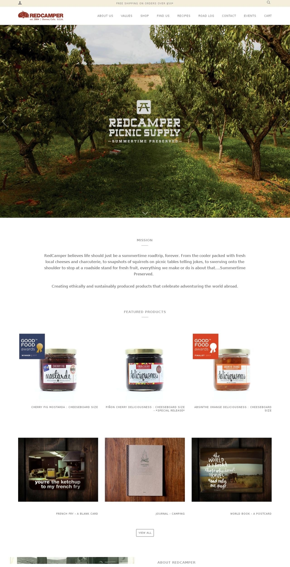 ushwy89.com — Shopify storefront screenshot