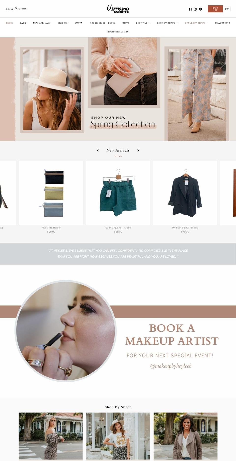 usmanuscripts.com shopify website screenshot