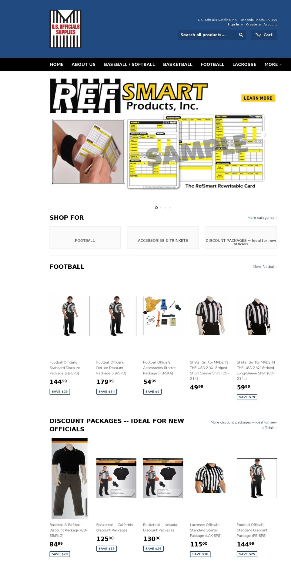 usofficialssupplies.com shopify website screenshot