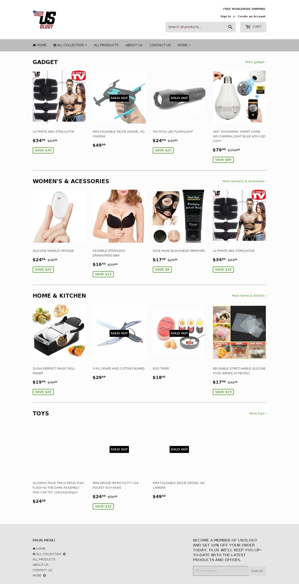 usology.net shopify website screenshot