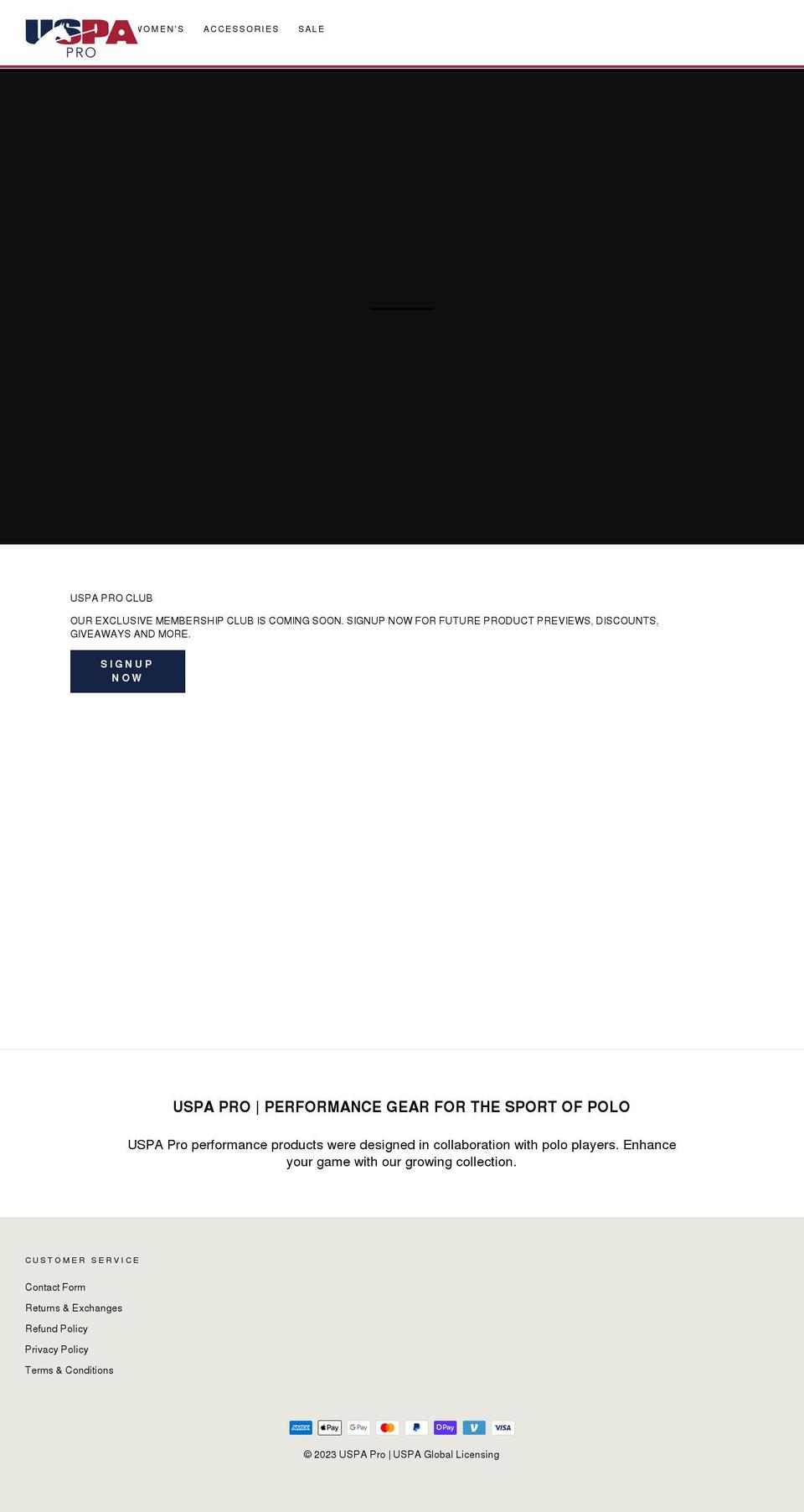 uspapro.com shopify website screenshot