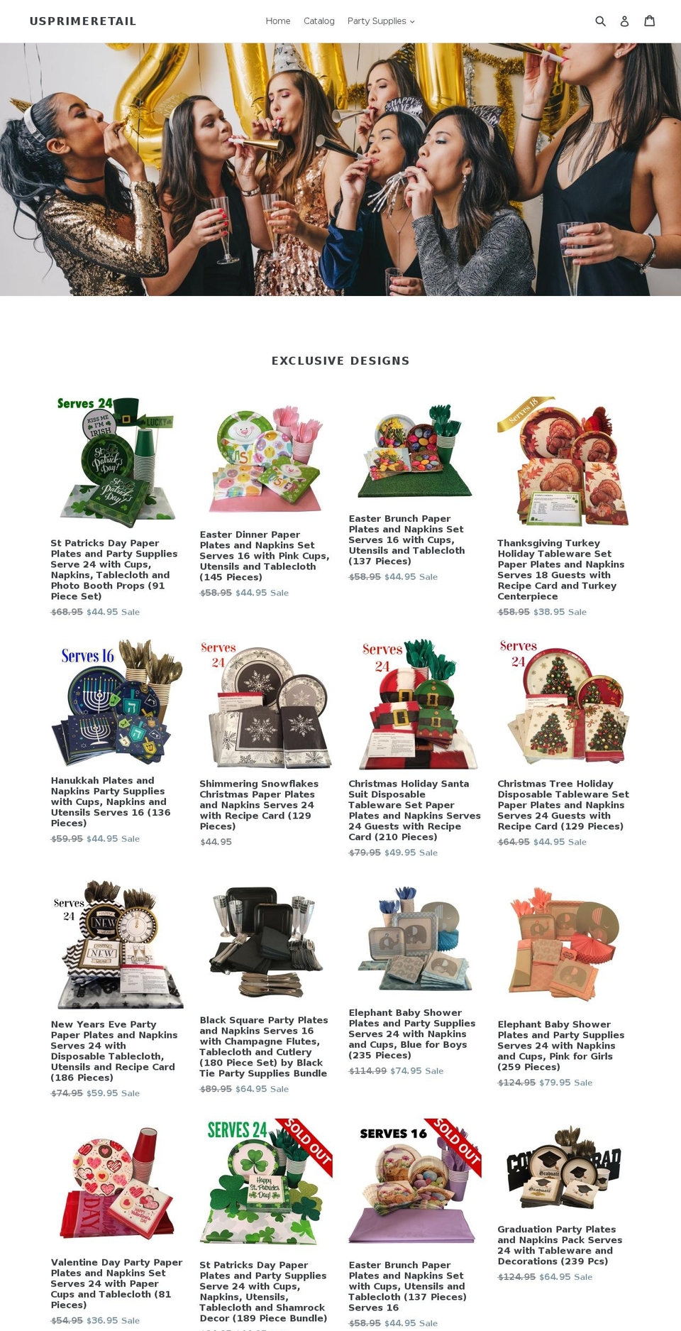 usprimeretail.com — Shopify storefront screenshot