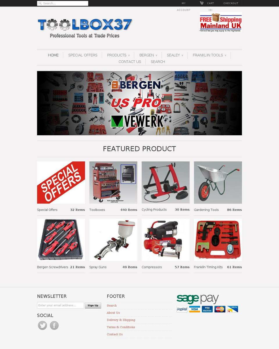 usprotools.com shopify website screenshot