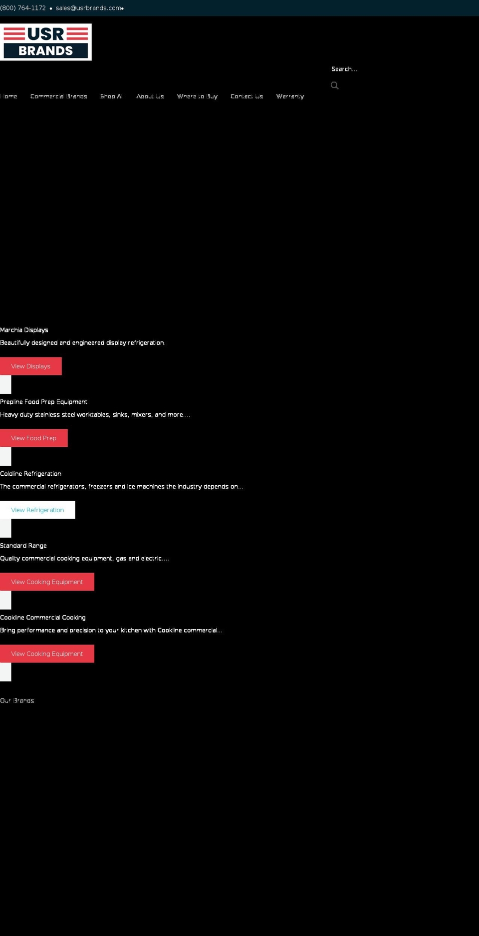 usrbrands.com shopify website screenshot