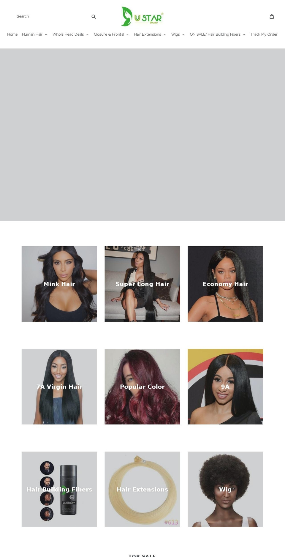 ustarbeauty.com shopify website screenshot