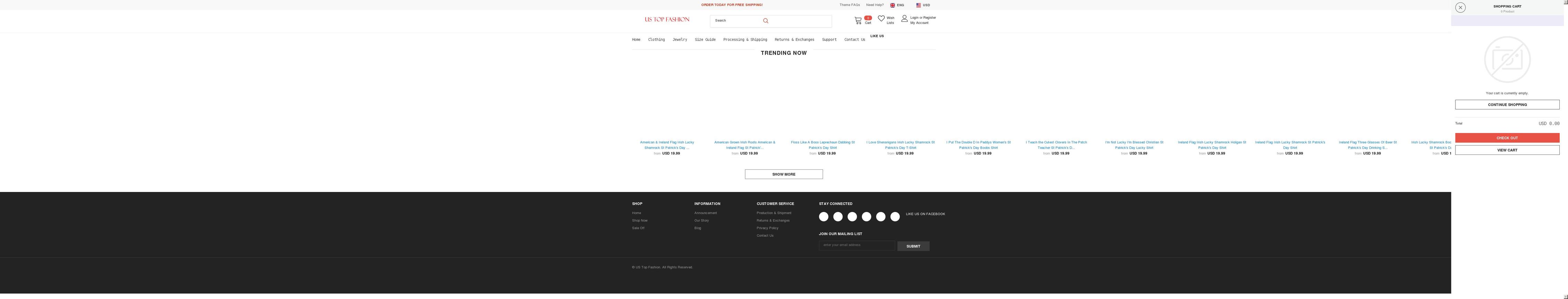 ustopfashion.net shopify website screenshot