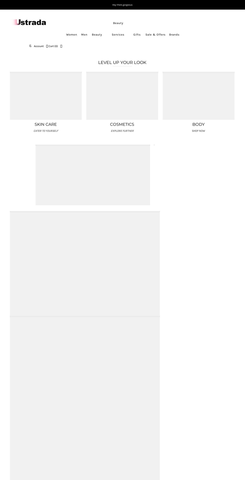 ustrada.com shopify website screenshot