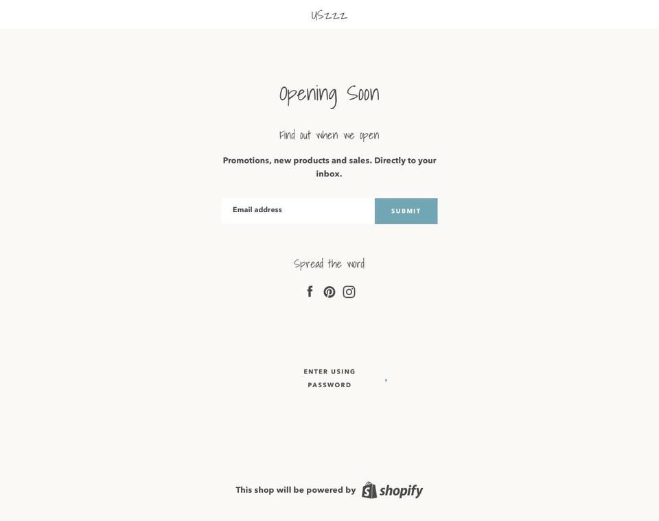 uszzz.com — Shopify storefront screenshot