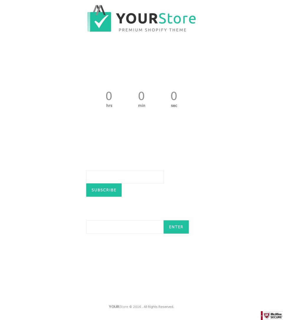 YourStore Shopify theme site example utilyze.com
