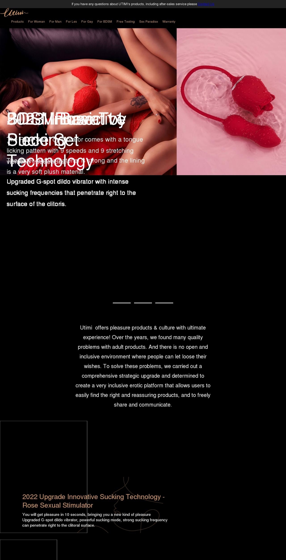 utimi.com — Shopify storefront screenshot