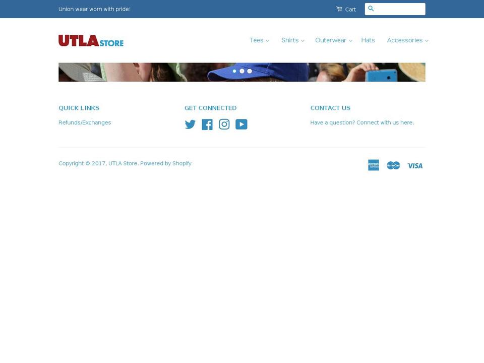 utlastore.info shopify website screenshot