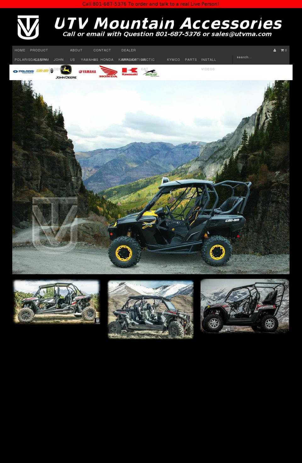 utvmoab.com shopify website screenshot