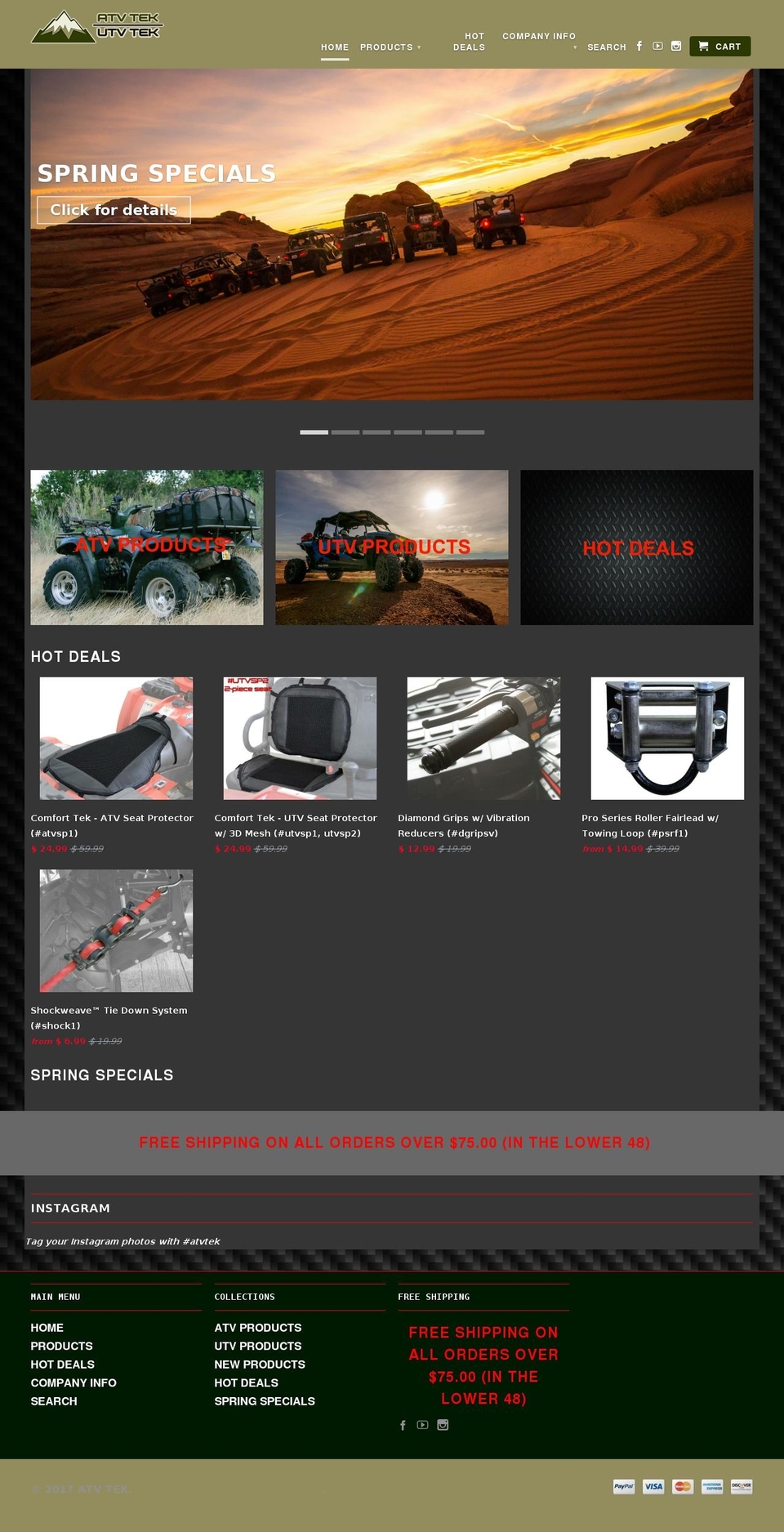 utvtek.com shopify website screenshot