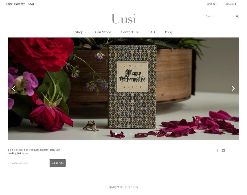 uusi.us shopify website screenshot