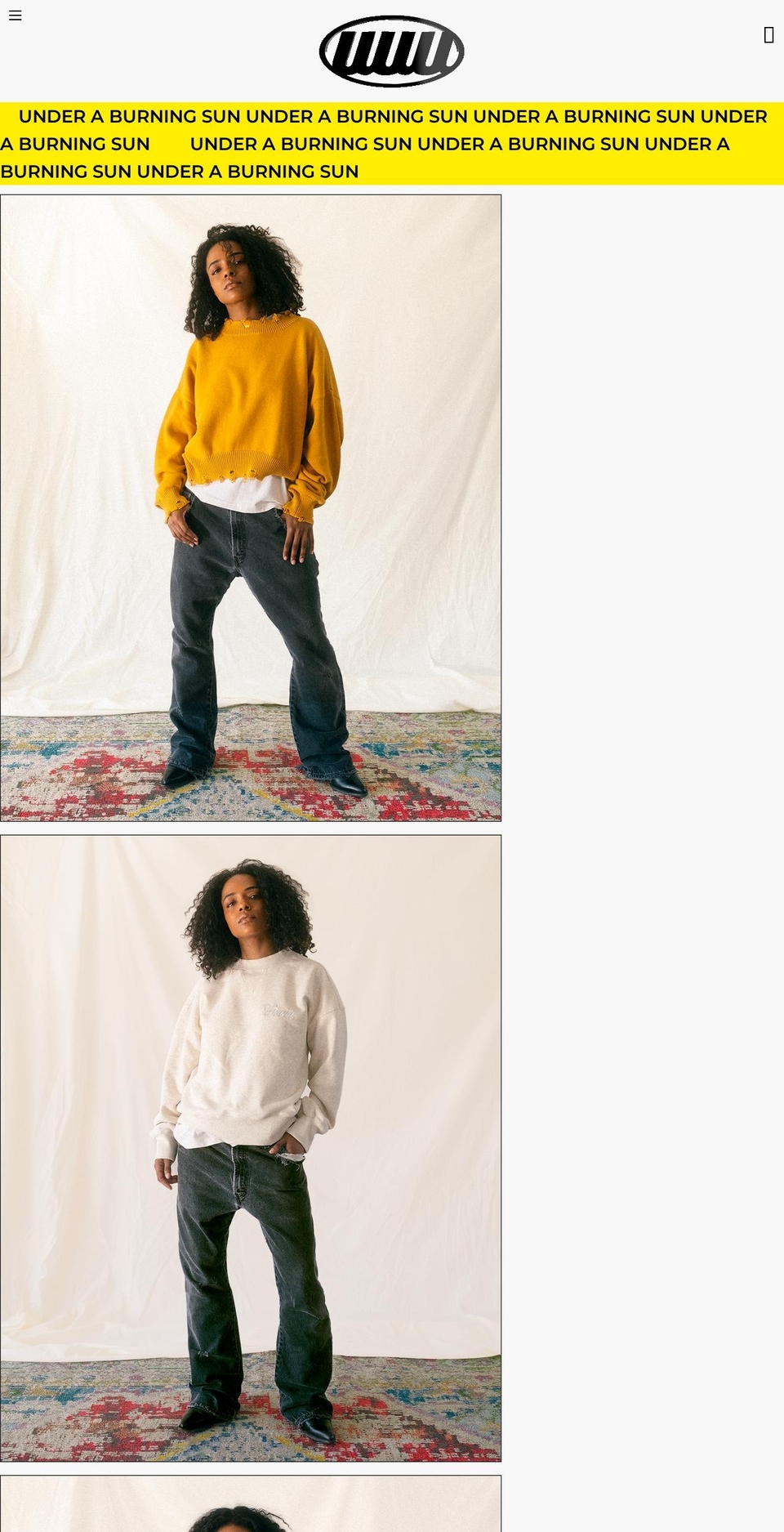 uuuntitled.com shopify website screenshot