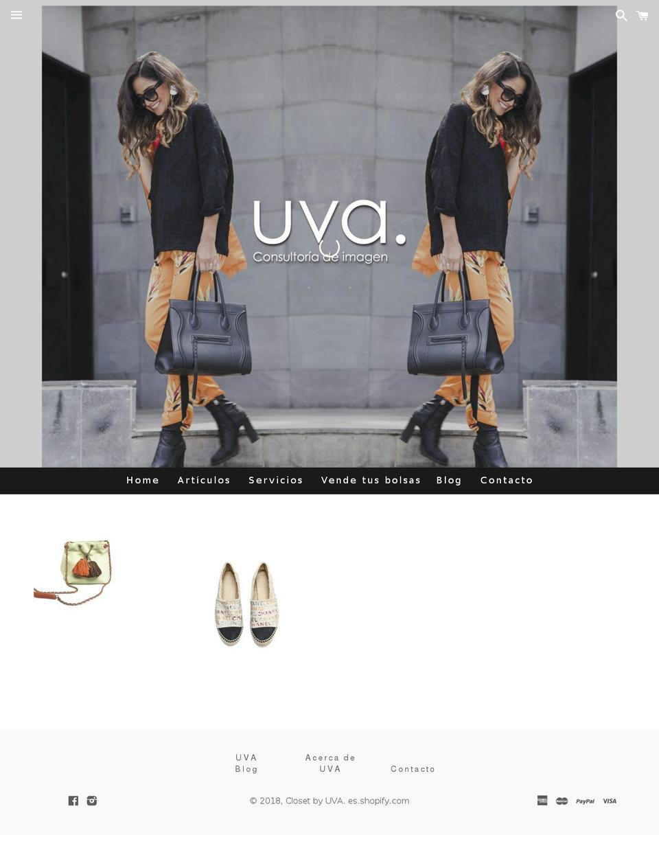 uvaconsultoriadeimagen.com.mx shopify website screenshot