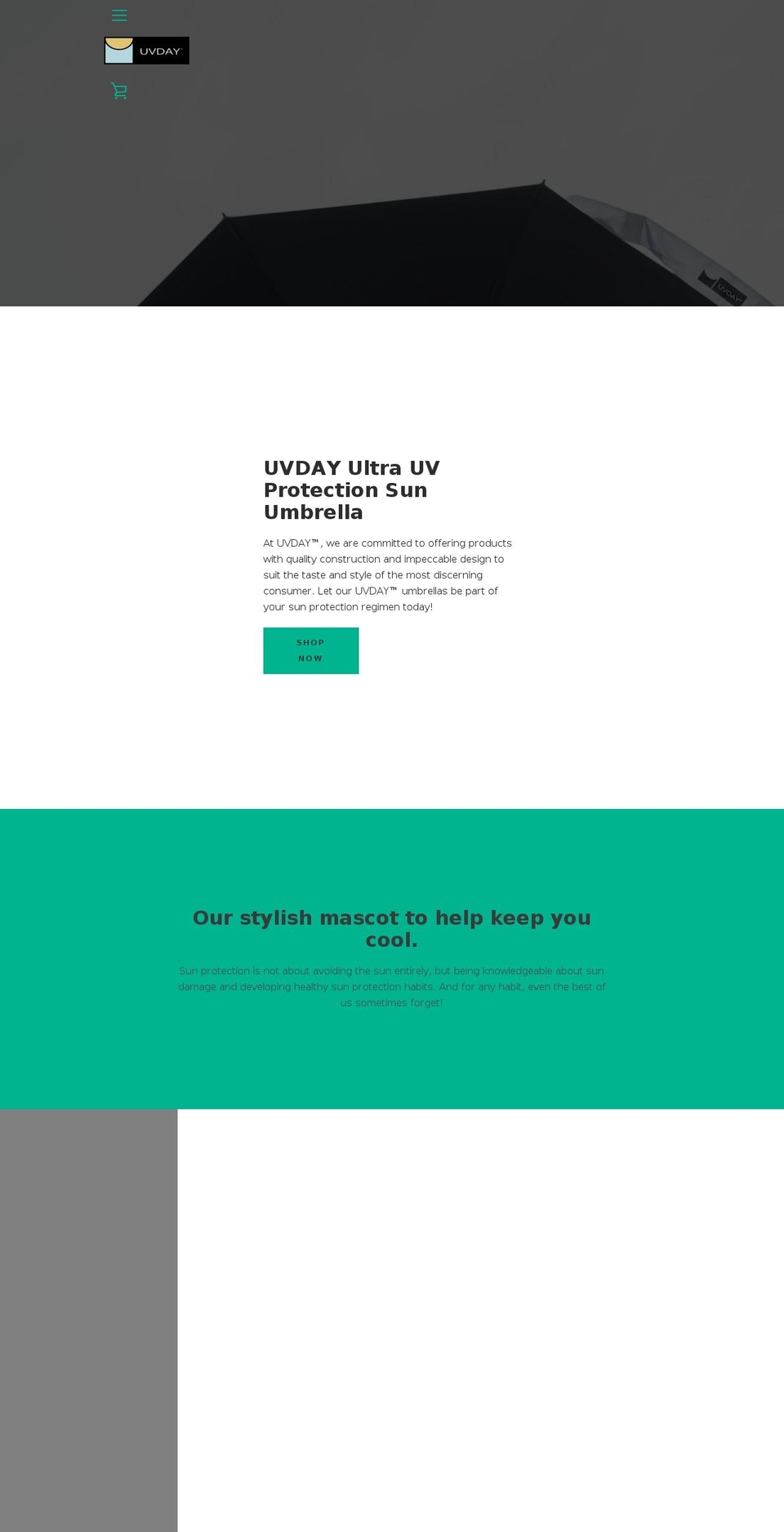 uvday.com — Shopify storefront screenshot