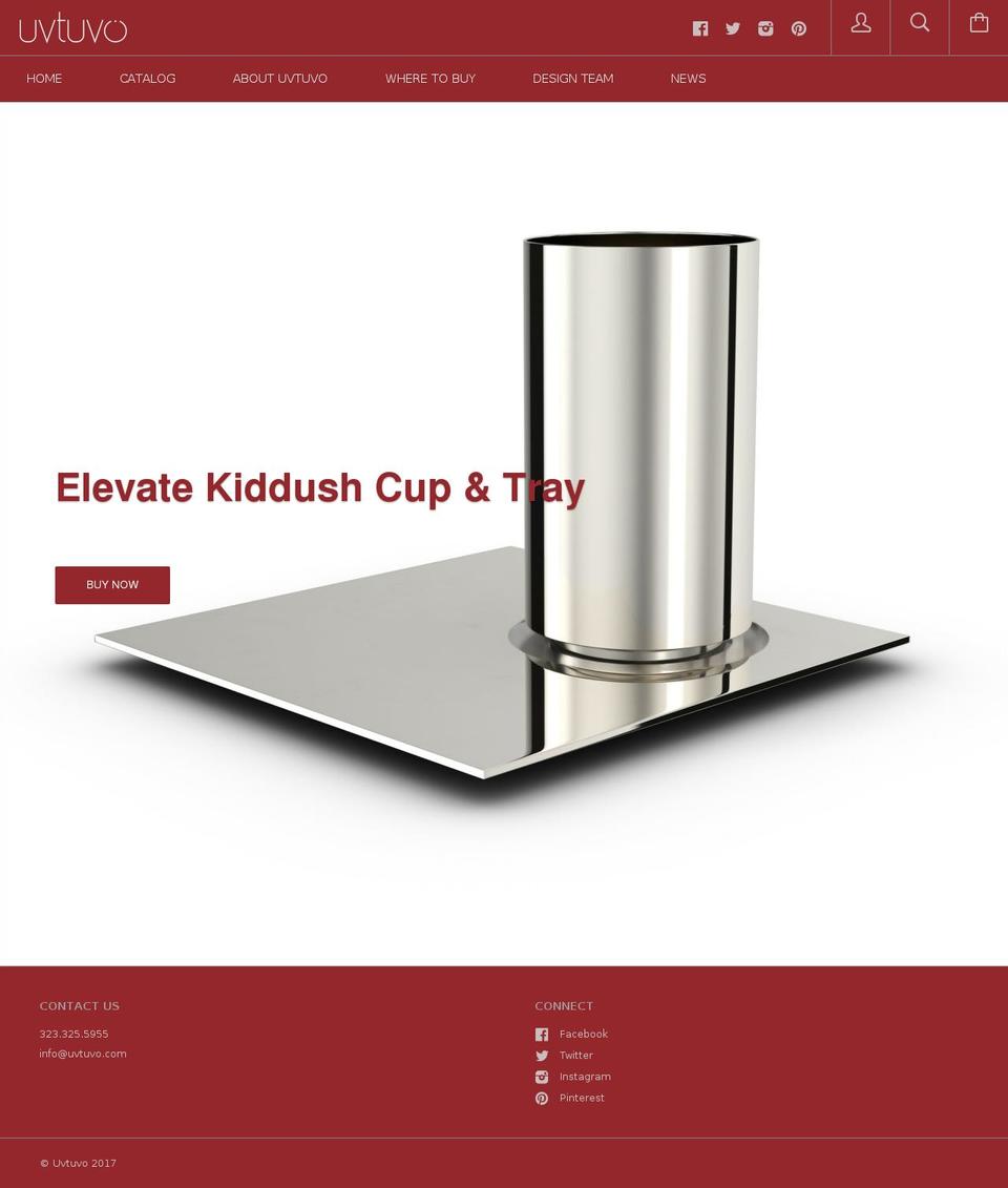 uvtuvo.com shopify website screenshot