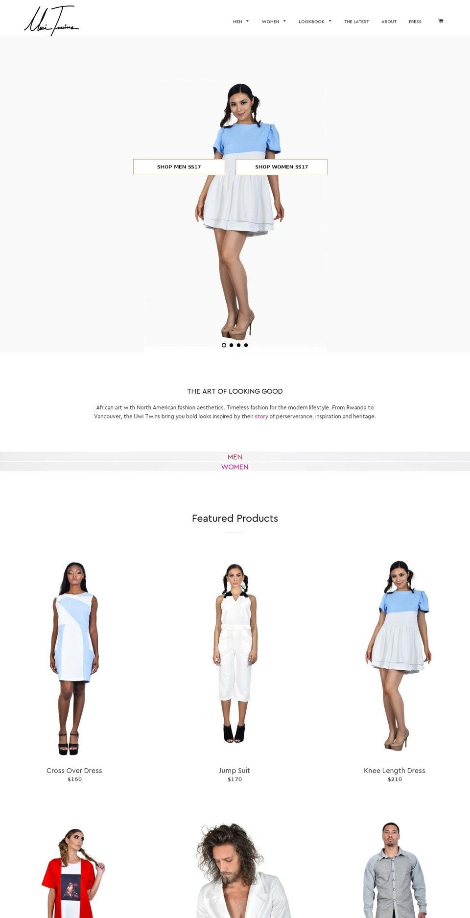 uwitwinsfashion.com shopify website screenshot