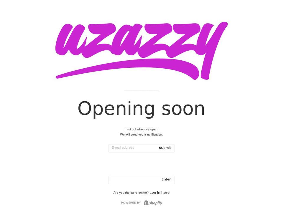 polaris Shopify theme site example uzazzy.com