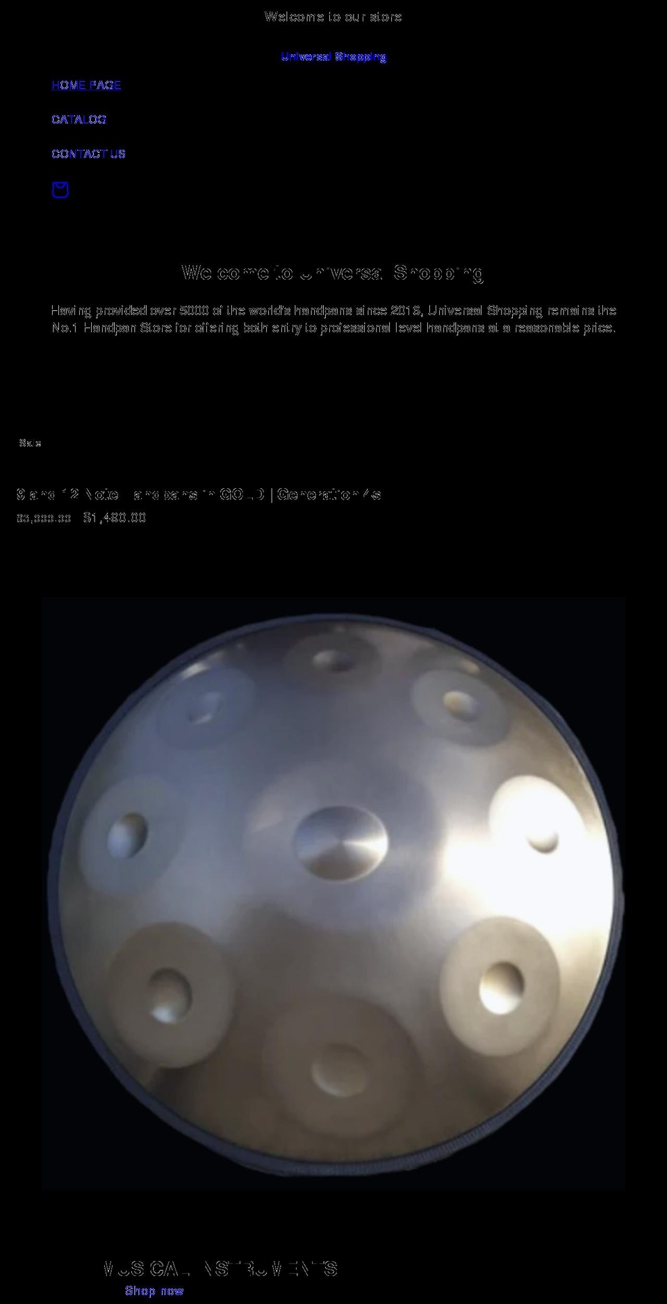 v1av.com shopify website screenshot