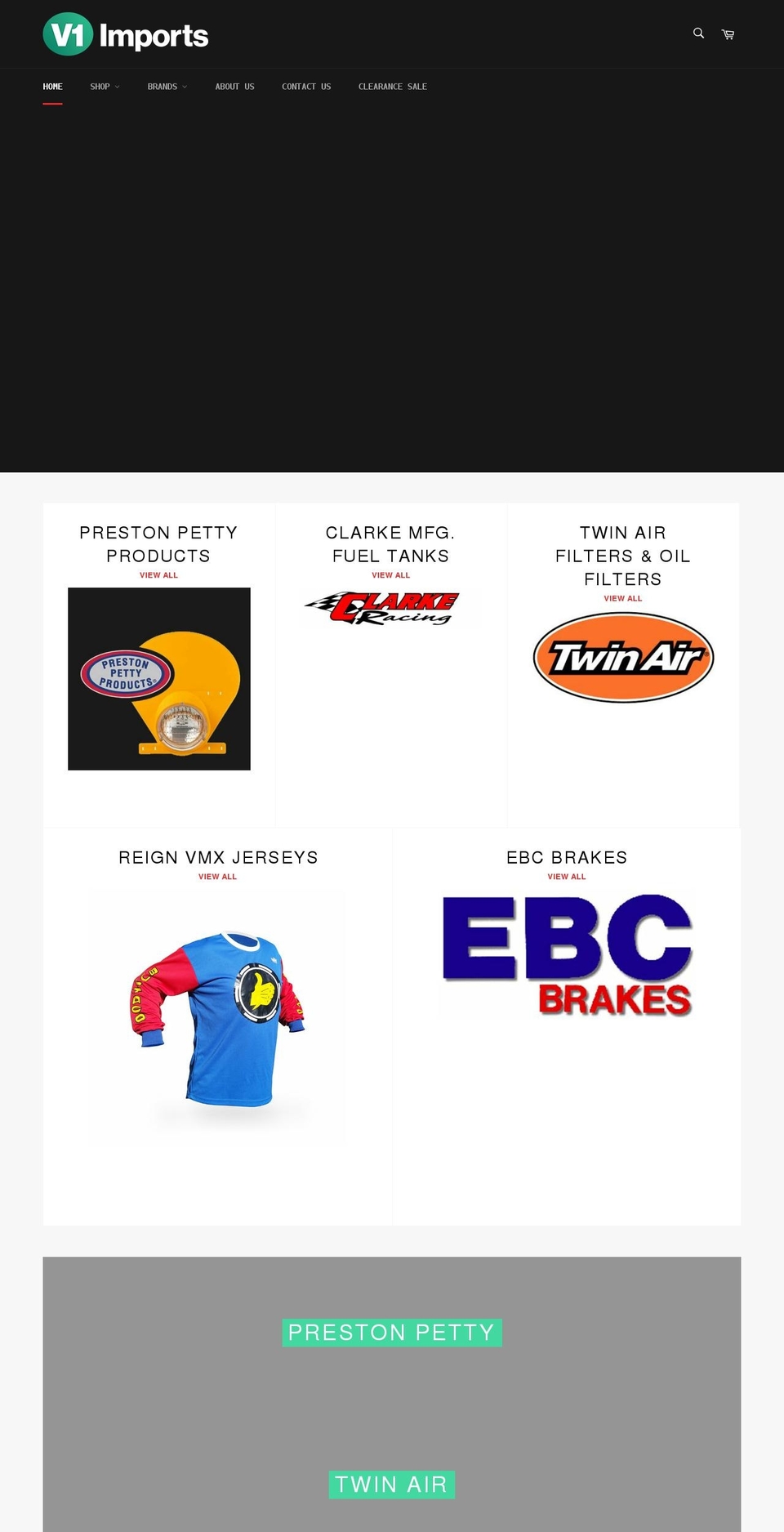 v1imports.com.au shopify website screenshot