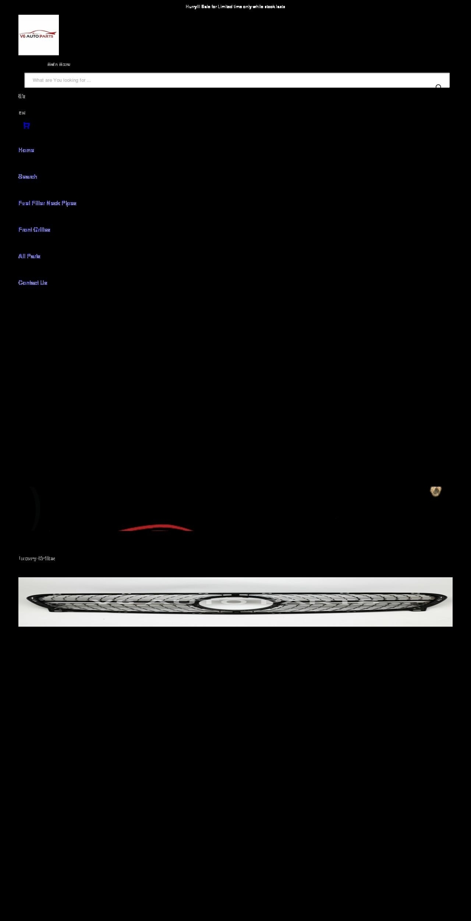 v6autoparts.com shopify website screenshot