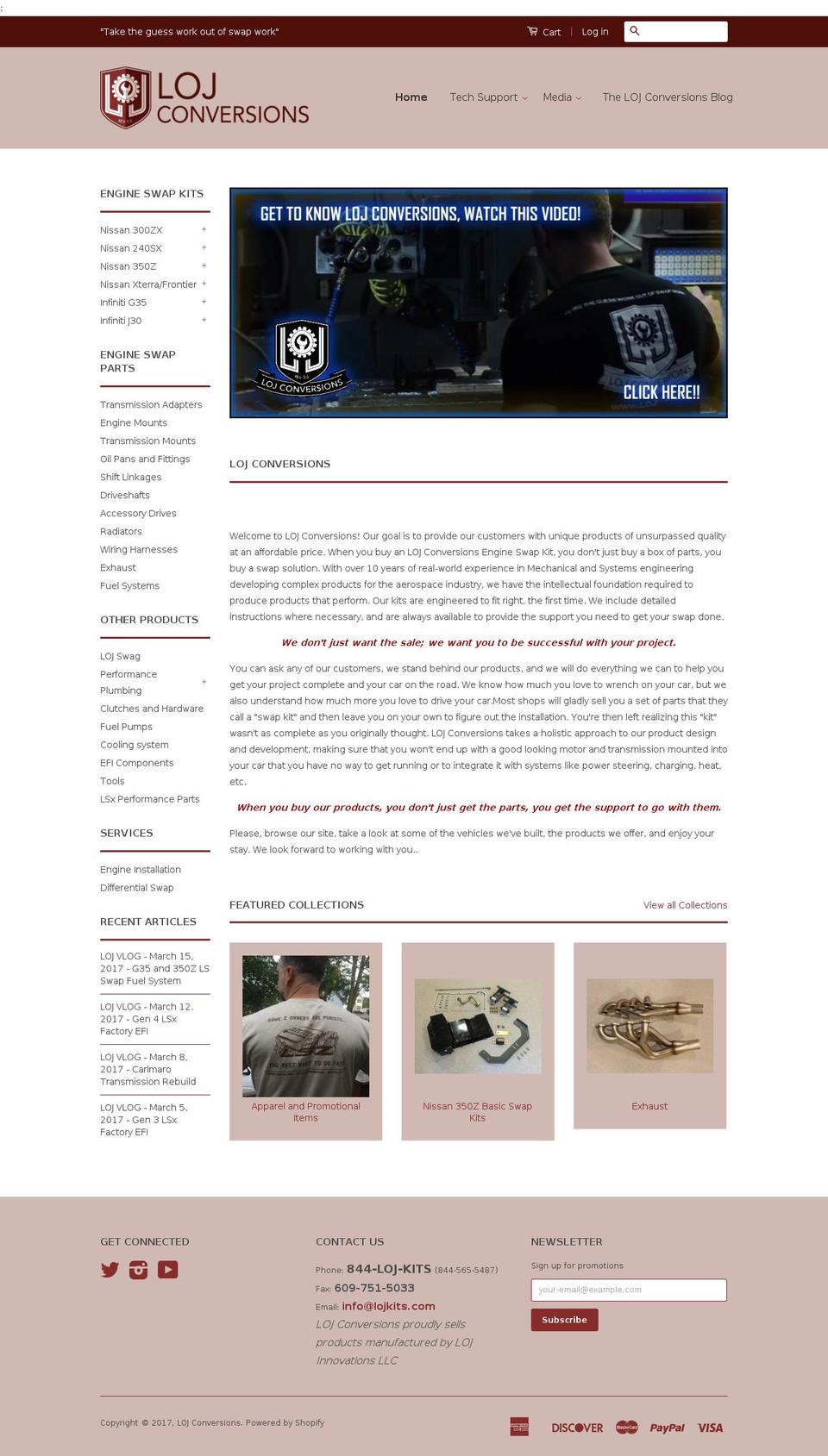 v8nissans.com shopify website screenshot