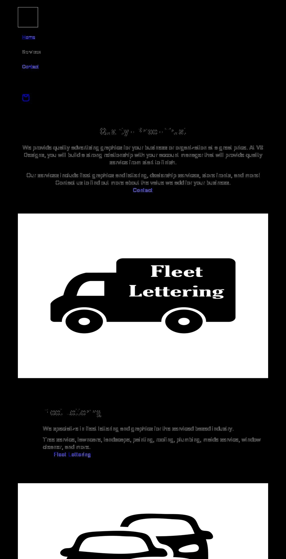v9designs.com shopify website screenshot