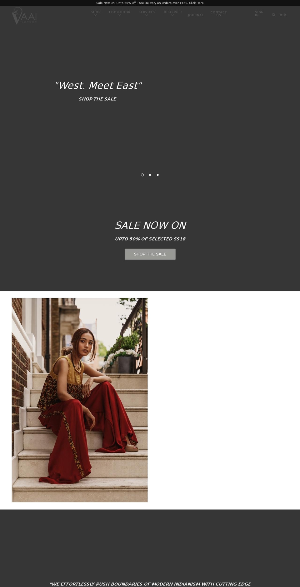 vaailondon.org shopify website screenshot
