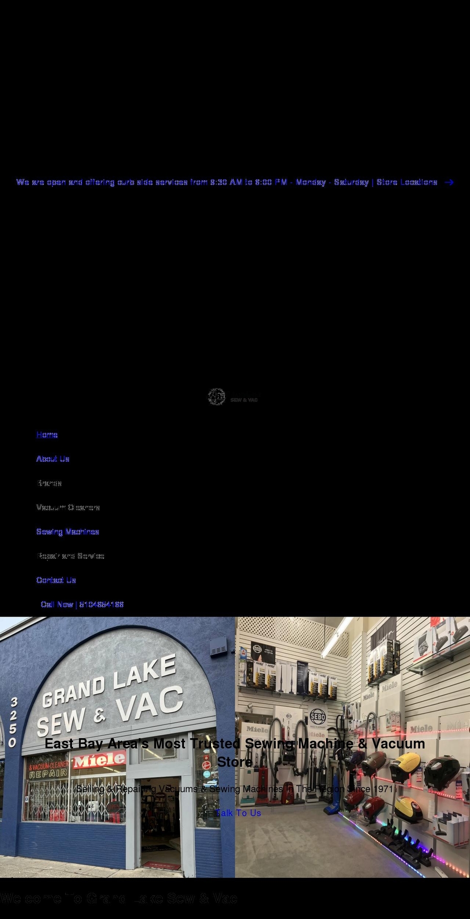 vac-services.com shopify website screenshot